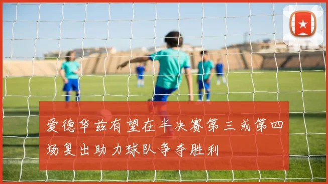爱德华兹有望在半决赛第三或第四场复出助力球队争夺胜利